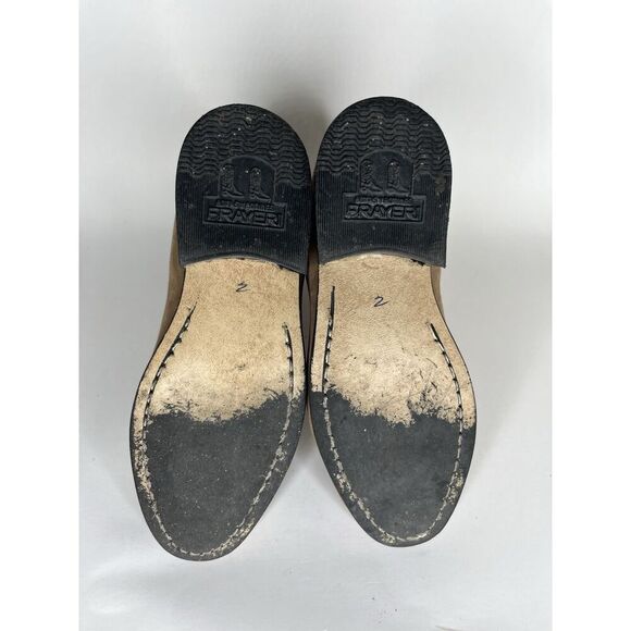 Frayeri Booties Youth Size 2 Brown Tan Suede - Picture 11 of 16